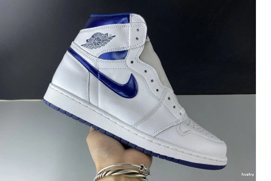 Cheap Husky Metallic 555088-106 AIR Jordan Retro 1 Navy (2016) 555088-106 1218